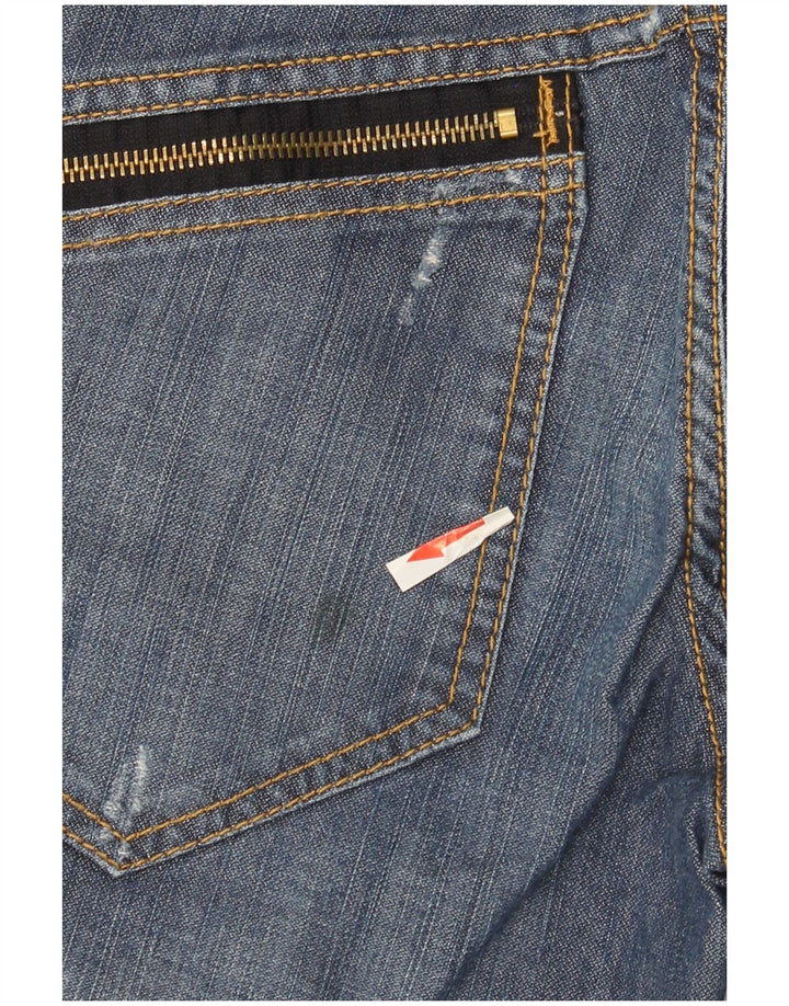 Liu Jo Shorts jeans feminino W28 algodão azul médio