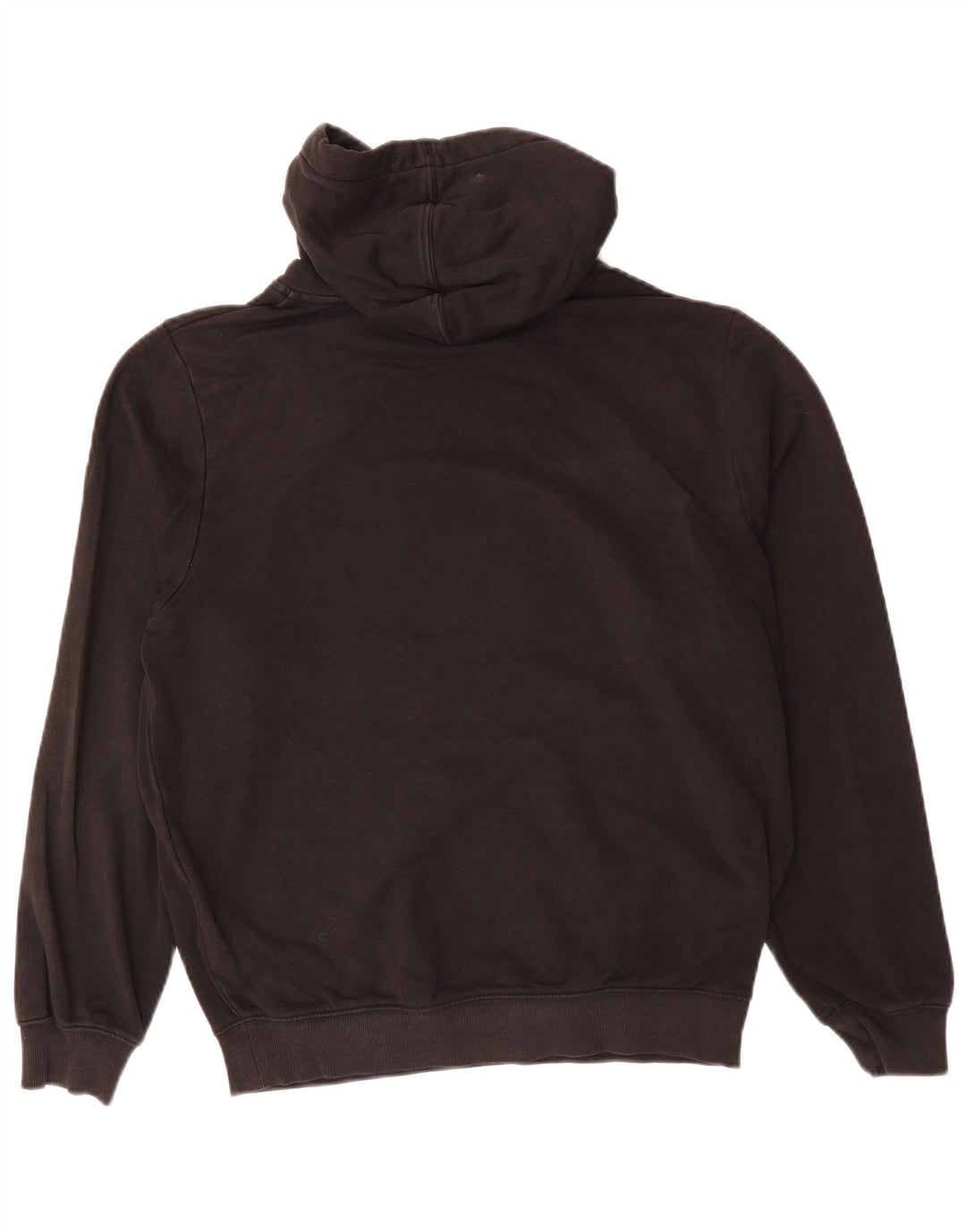 KAPPA moletom com capuz masculino médio algodão preto
