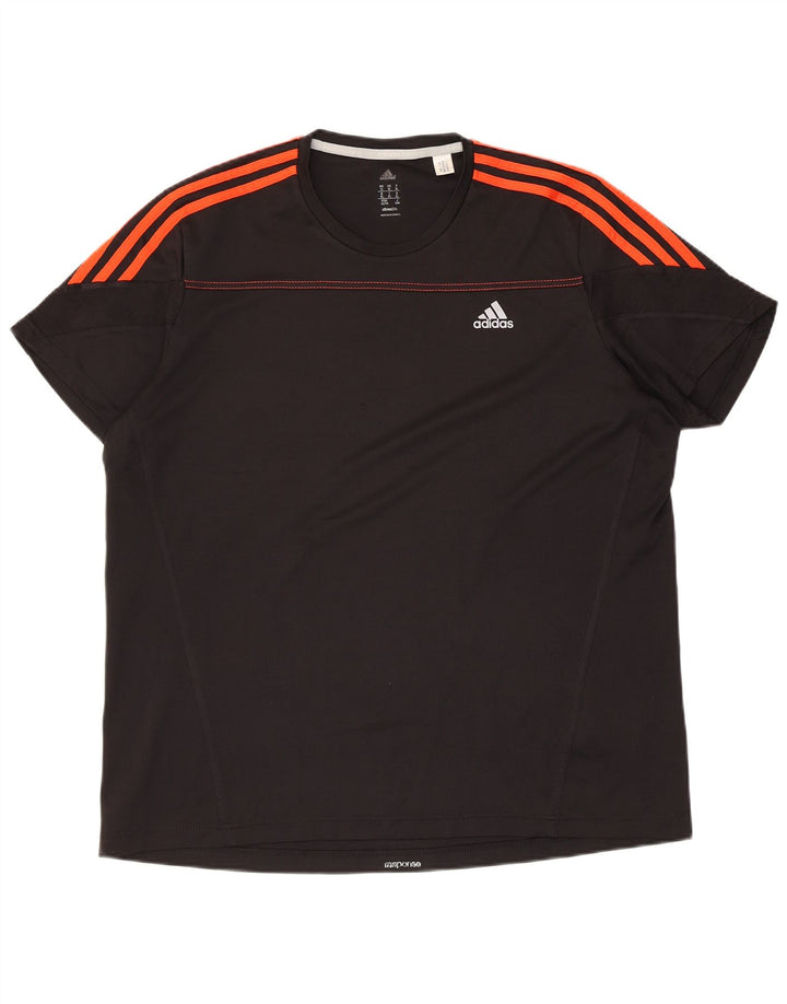 Adidas Mens Camiseta Top XL Poliéster Preto