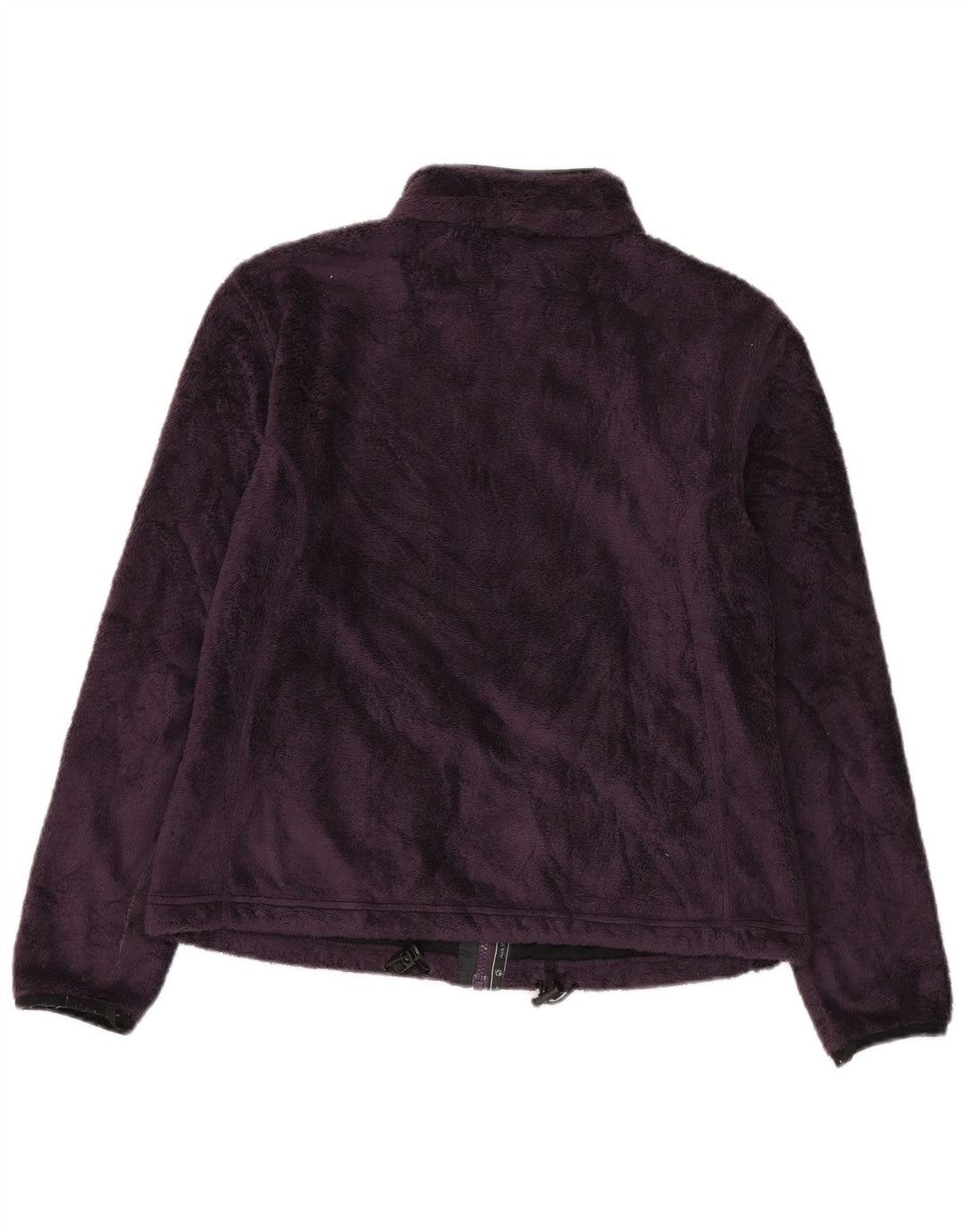 Jaqueta de lã feminina Jack Wolfskin Reino Unido 16 grande poliéster roxo