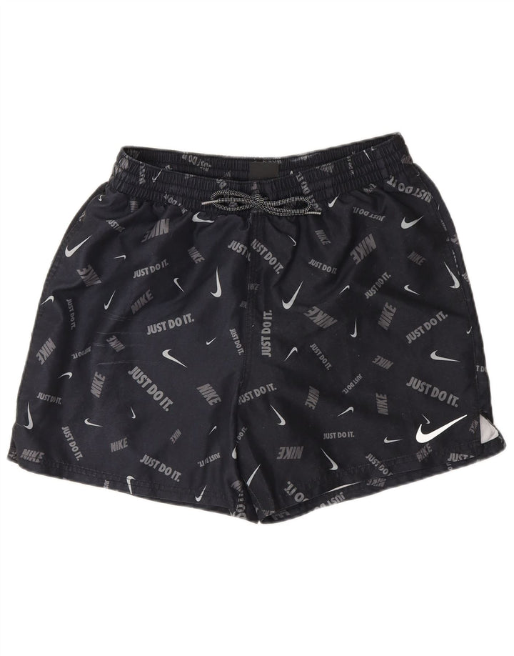Shorts de natação Nike masculino gráfico médio W30 L8 azul marinho