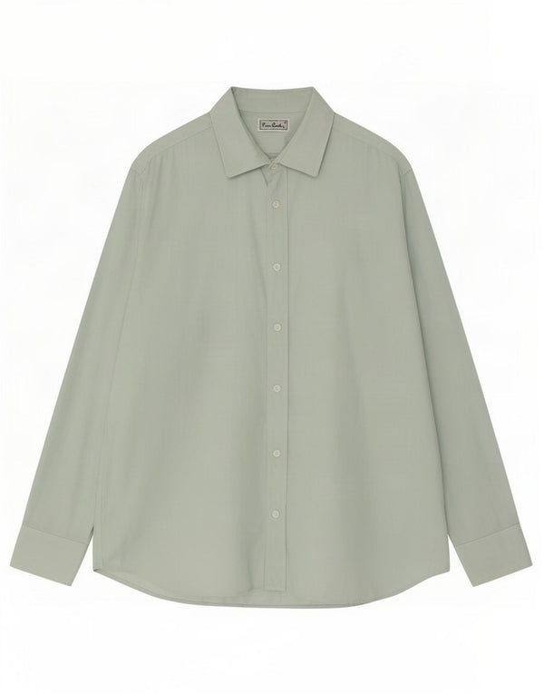 Camisa masculina Pierre Cardin verde médio