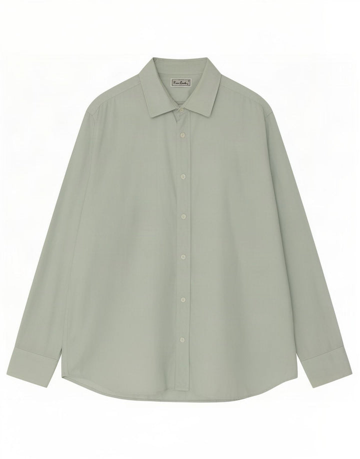 Camisa masculina Pierre Cardin verde médio
