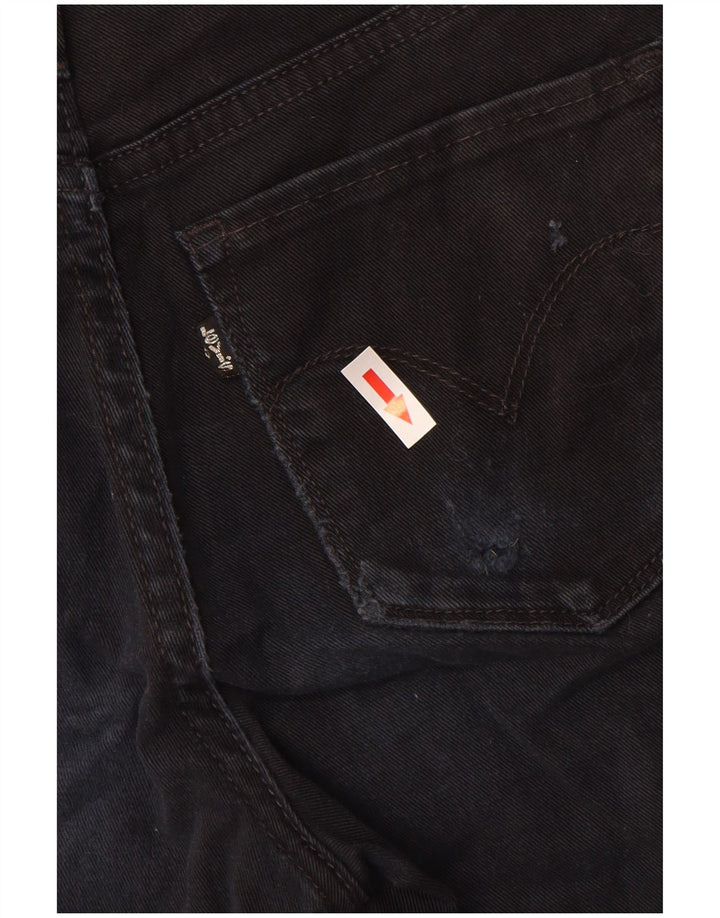 Calça jeans feminina Levi's Demi Curve Classic Fit Straight W26 L32 preta