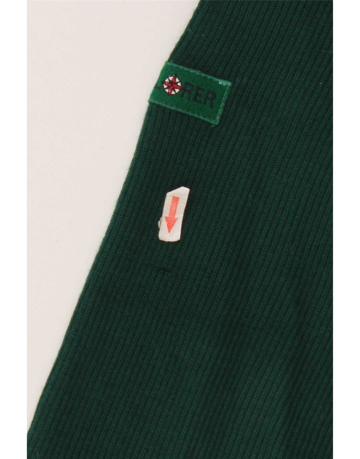 Suéter masculino Explorer com gola xale e lã verde XL