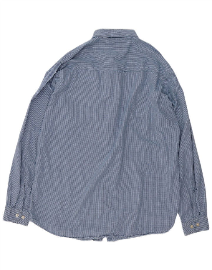 Camisa masculina Levi's XL azul algodão guingão