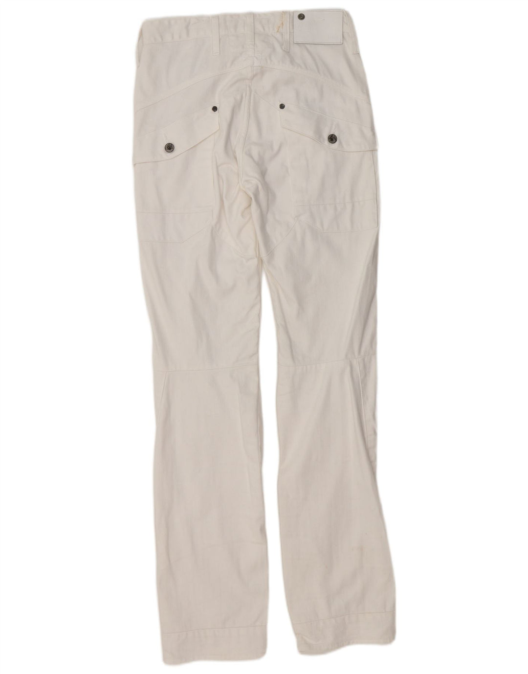 Calça cargo reta masculina G-STAR W29 L34 algodão branco