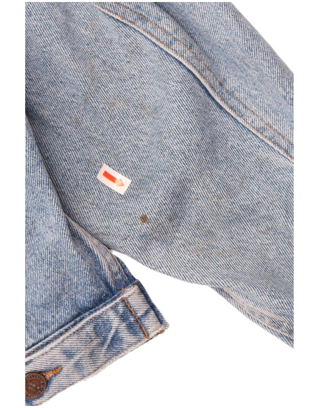 Jaqueta jeans masculina BENETTON IT 52 XL algodão azul