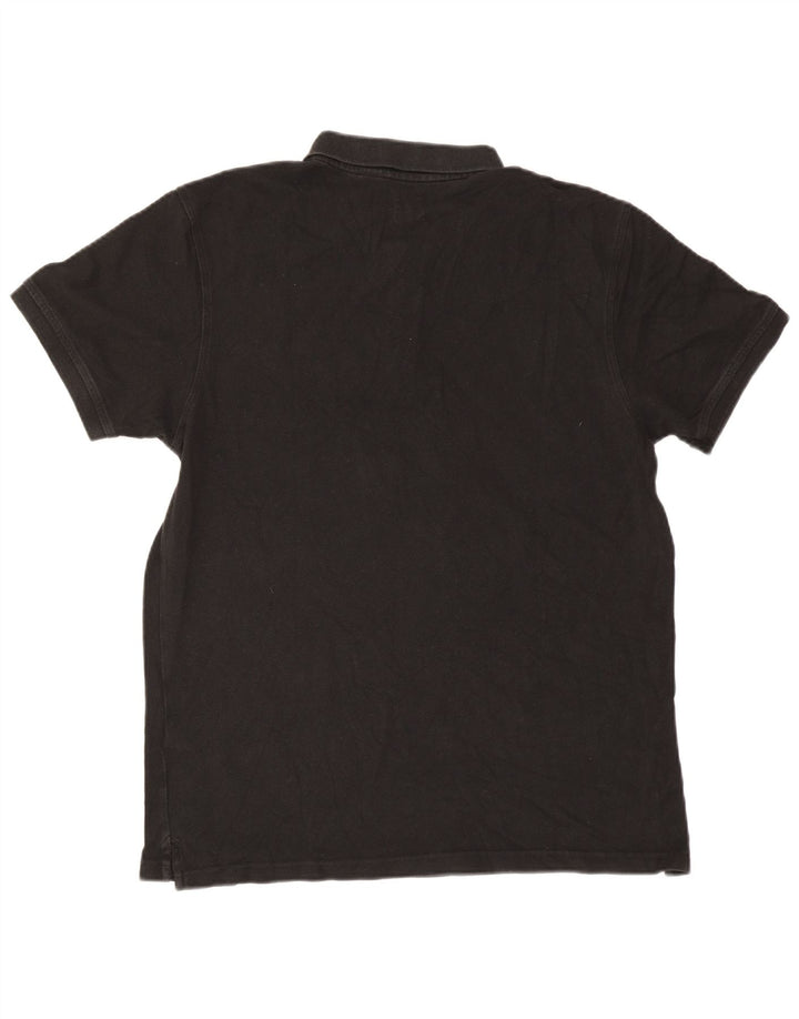 Camisa polo masculina padrão Levi's grande algodão preto