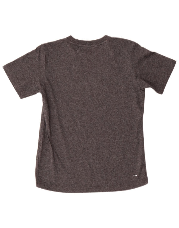 Camiseta Adidas Meninos Graphic Top 11-12 Anos Cinza Algodão