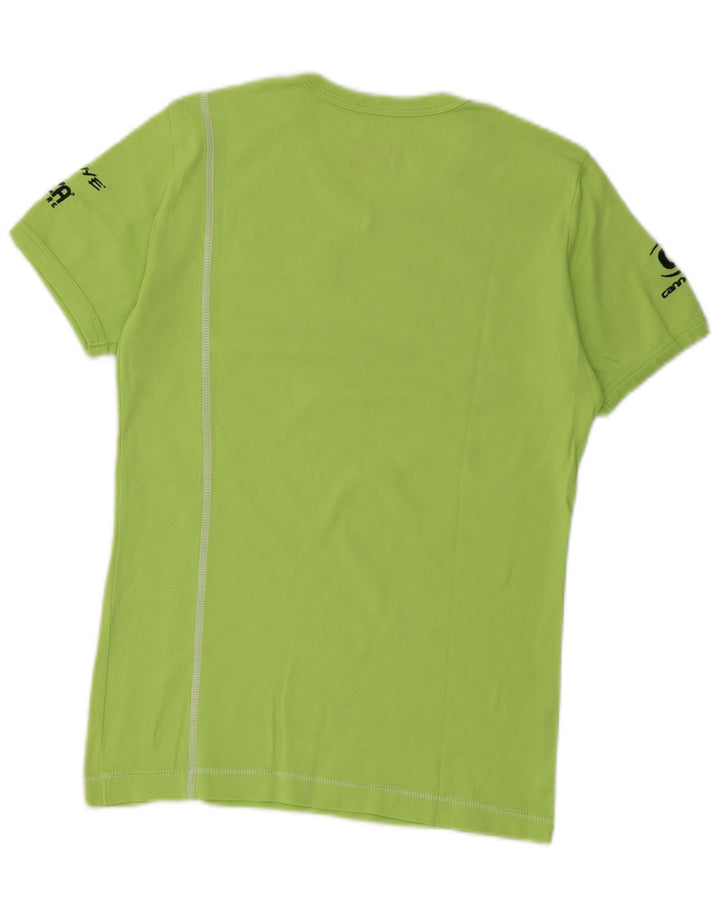 Camiseta feminina gráfica Lotto UK 10 pequena verde