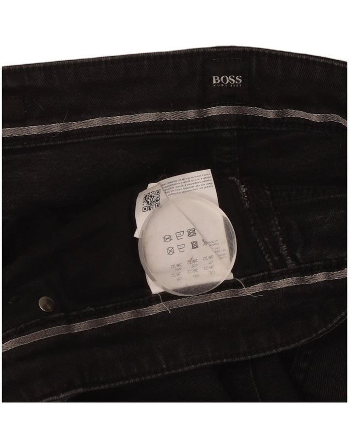 Hugo Boss Masculino Jeans Slim W36 L32 Algodão Preto