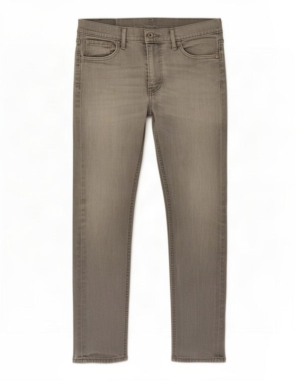 Levi's Mens Slim Jeans W30 L30 Cinza Algodão