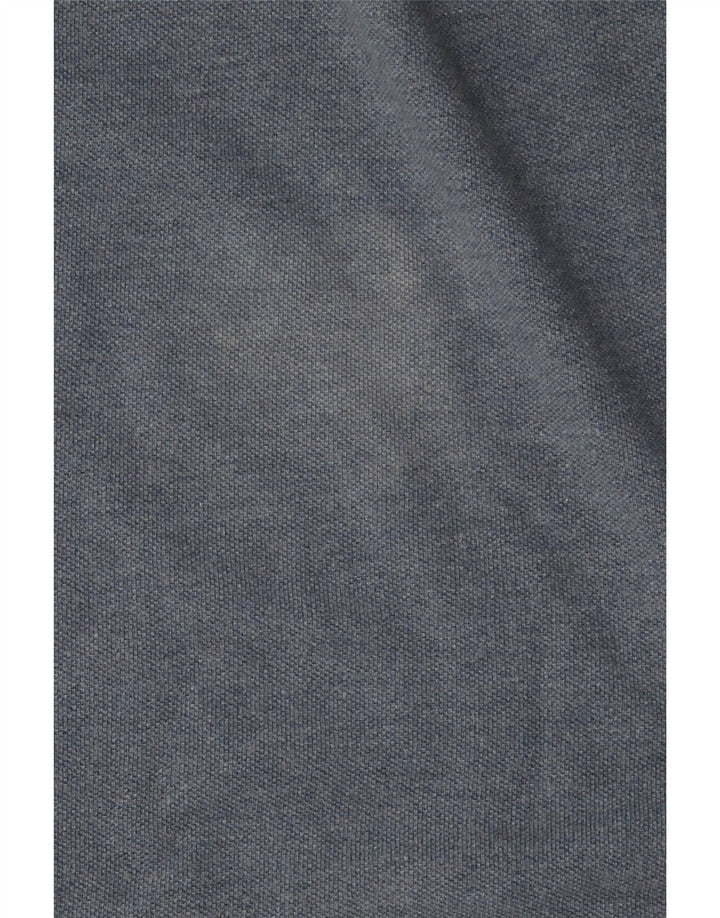 POLO RALPH LAUREN Camisa polo masculina slim fit grande algodão azul