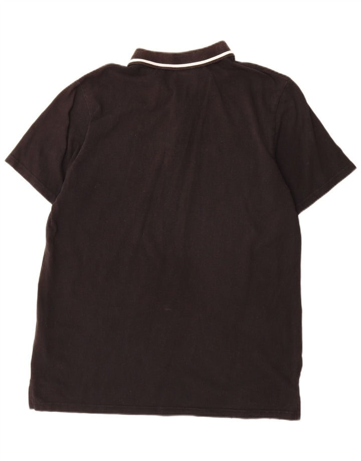 Camisa Polo Masculina Fila XL Algodão Preto
