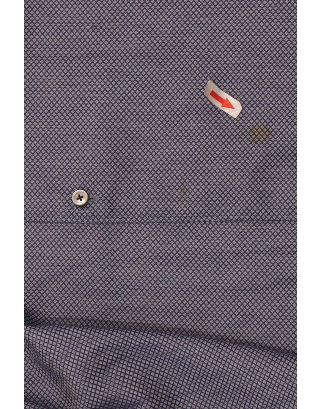 Camisa Slim Fit Masculina Hugo Boss Tamanho 17 43 XL Xadrez Azul