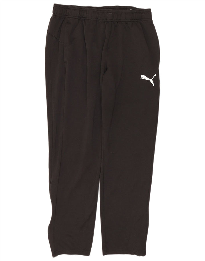 Calça de treino masculina PUMA grande poliéster preto