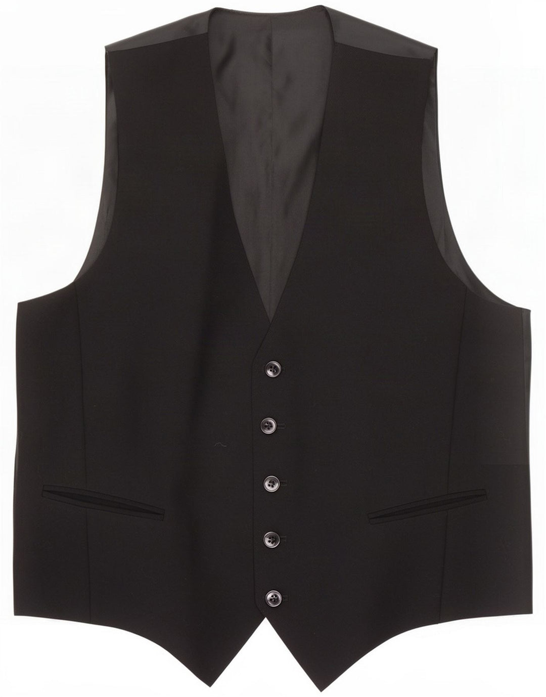 Colete masculino vintage pequeno preto