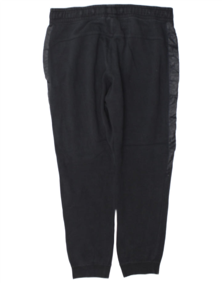 Calça de treino masculina Nike joggers grande algodão azul marinho