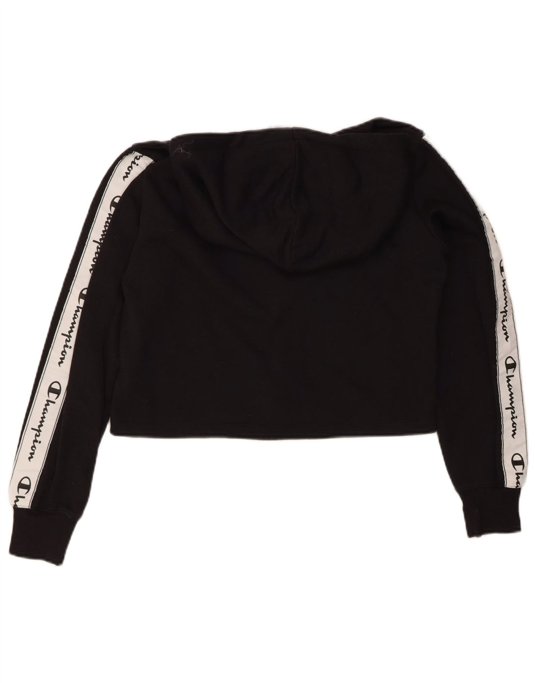 CHAMPION Suéter feminino com capuz e corte UK 12 médio preto