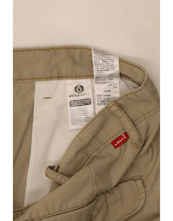 Shorts cargo masculino Levi's W38 XL algodão bege