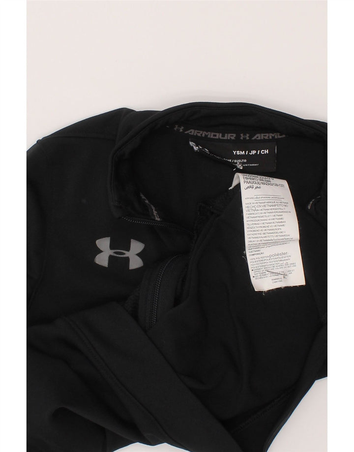 Jaqueta Under Armour Boys Treino Top 7-8 Anos Pequeno Poliéster Preto