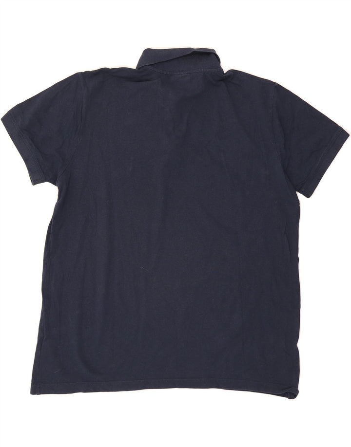 KAPPA Mens Polo Shirt 2XL Navy Blue Cotton Vintage Kappa and Second-Hand Kappa from Messina Hembry 