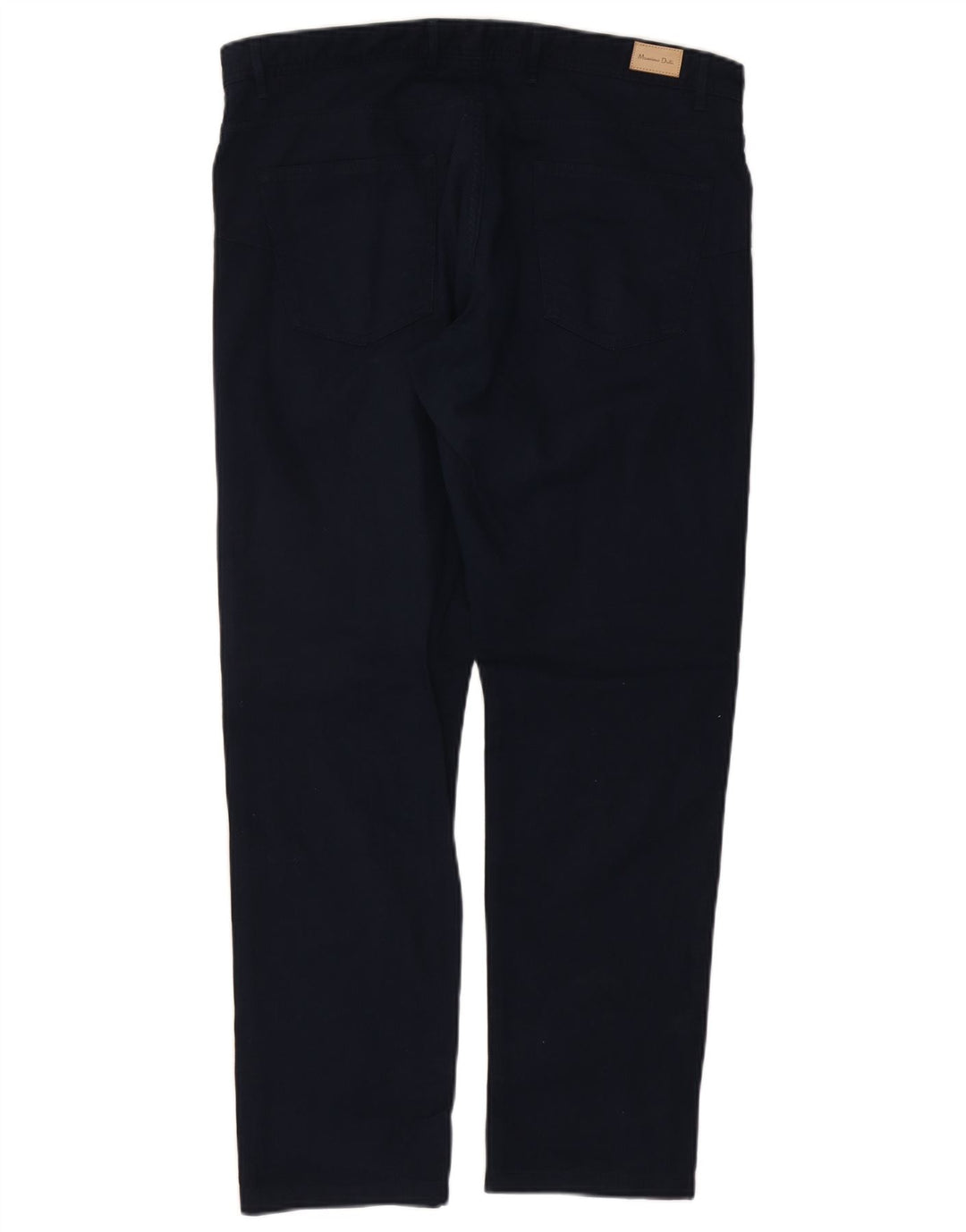 MASSIMO DUTTI Mens Slim Fit Calça Casual EU 46 XL W36 L30 Azul Marinho