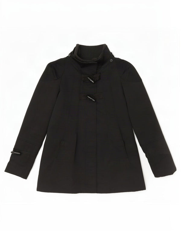 Sobretudo curto feminino Zara UK 10 pequeno preto