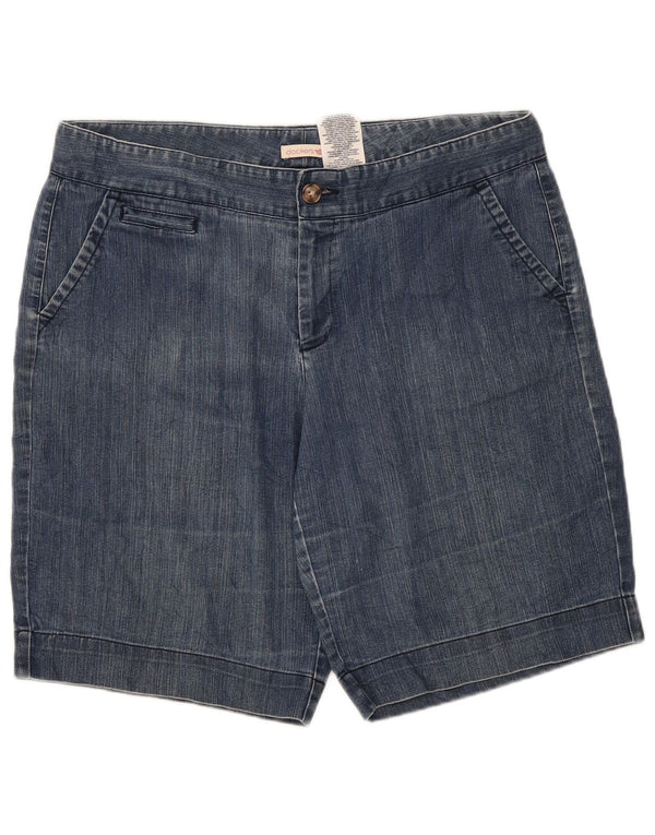 Shorts jeans feminino Dockers US 14 XL W36 algodão azul