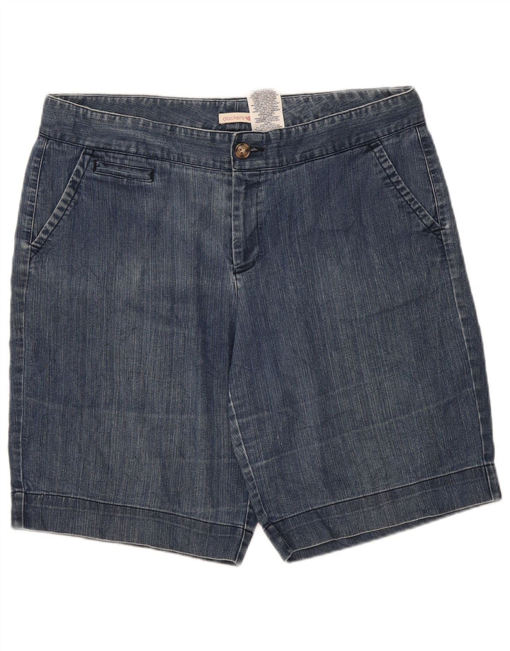 Shorts jeans feminino Dockers US 14 XL W36 algodão azul