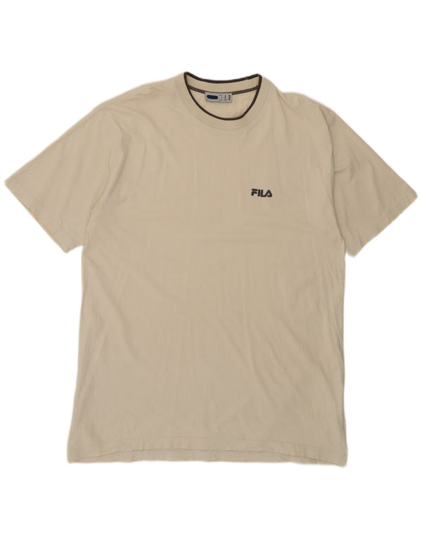 Camiseta masculina Fila Top XL algodão bege