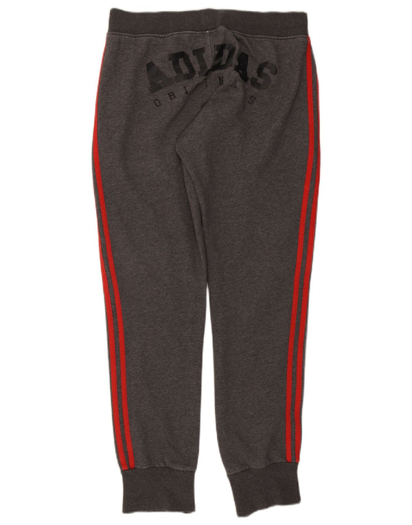 ADIDAS Mens Graphic Tracksuit Calças Joggers Médio Algodão Cinza