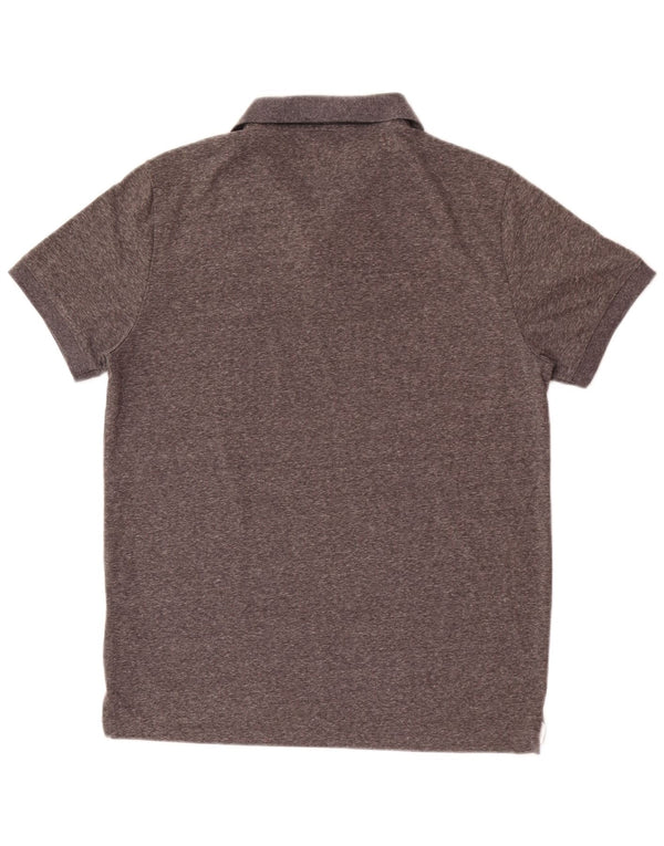 Camisa polo masculina Jack Wills XL poliéster manchado cinza
