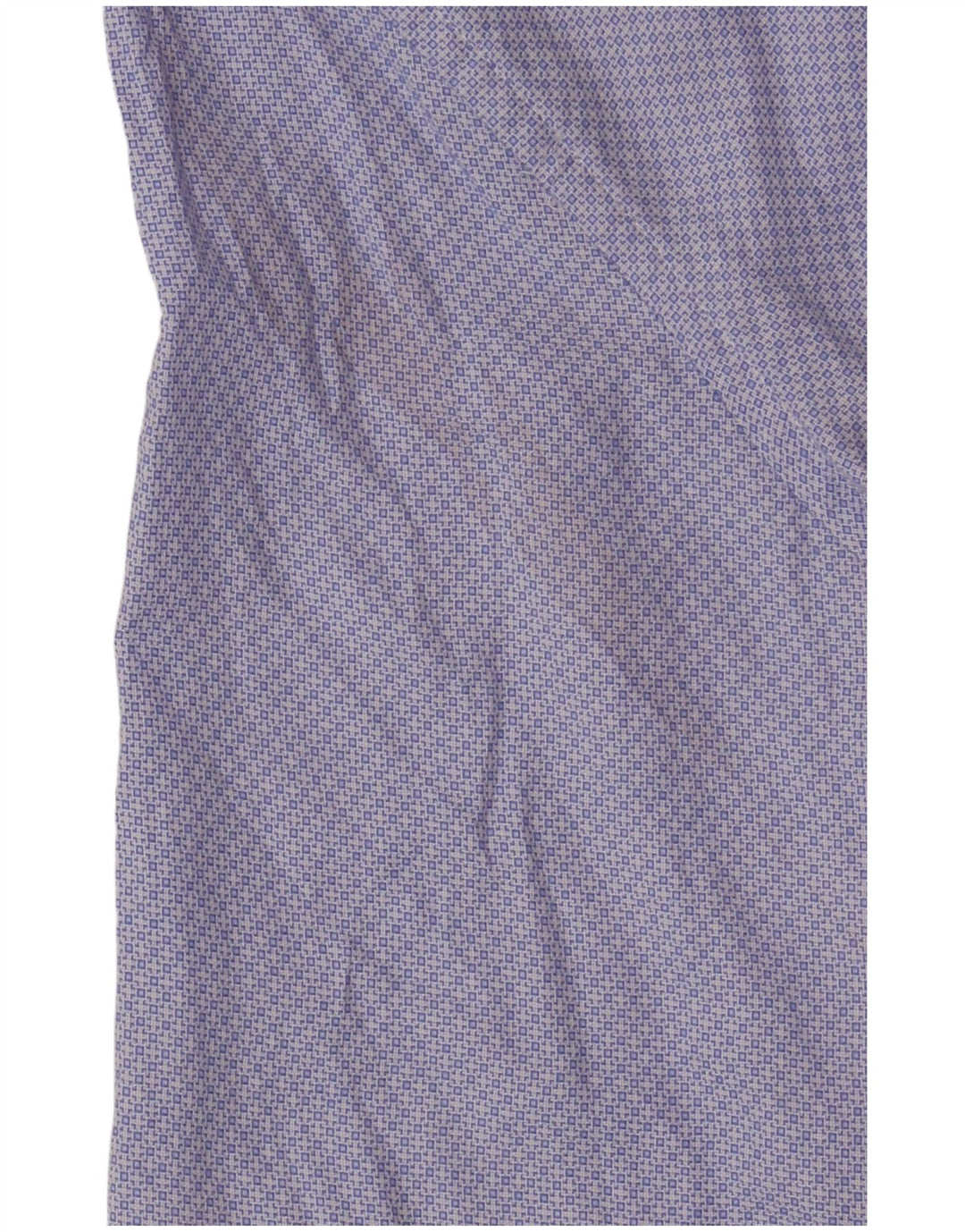 Camisa masculina slim fit Dack's grande azul argyle/algodão diamante