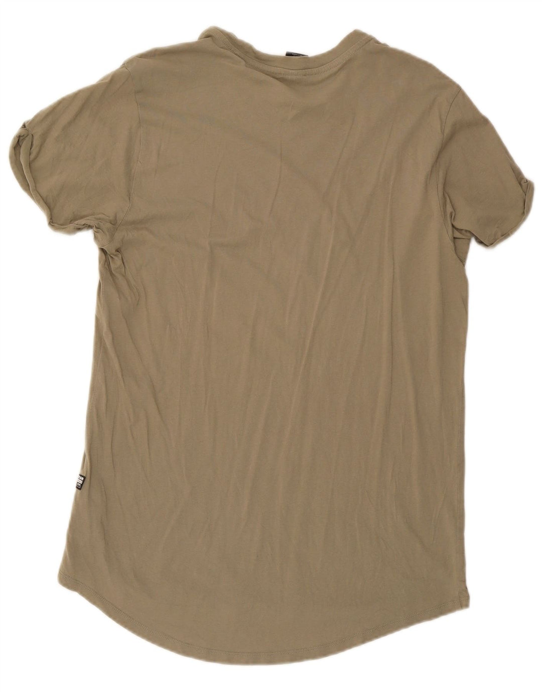 Camiseta masculina G-Star Top médio algodão cáqui
