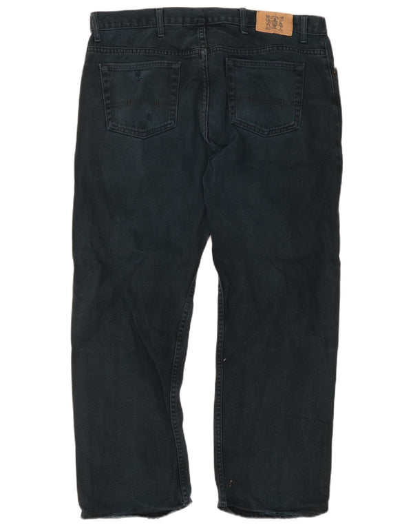 Jeans retos masculinos Marks & Spencer W38 L29 algodão preto