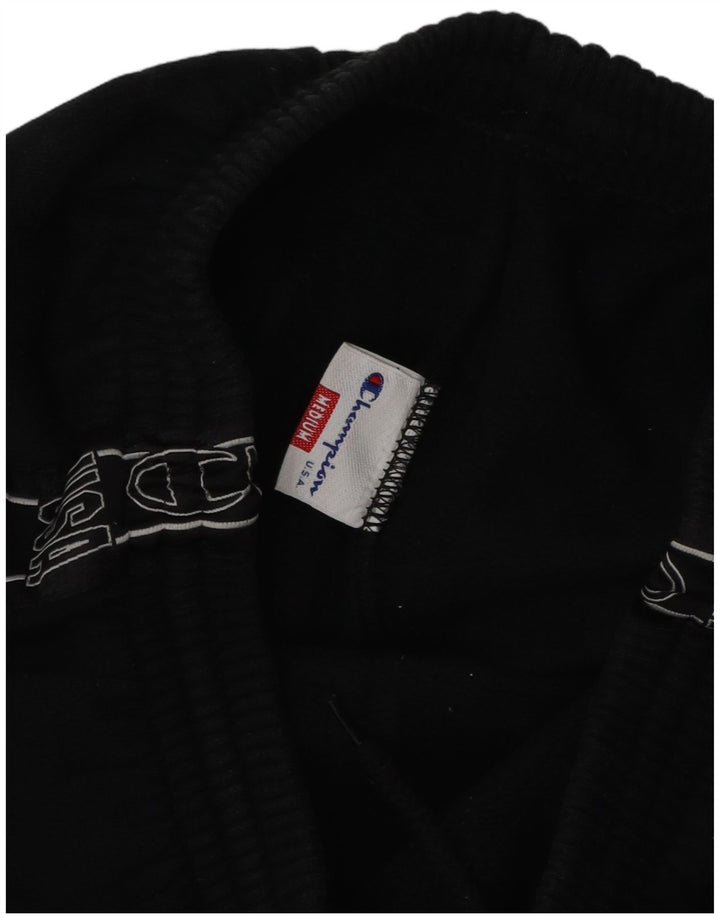 Calça de treino masculina CHAMPION de algodão preto médio