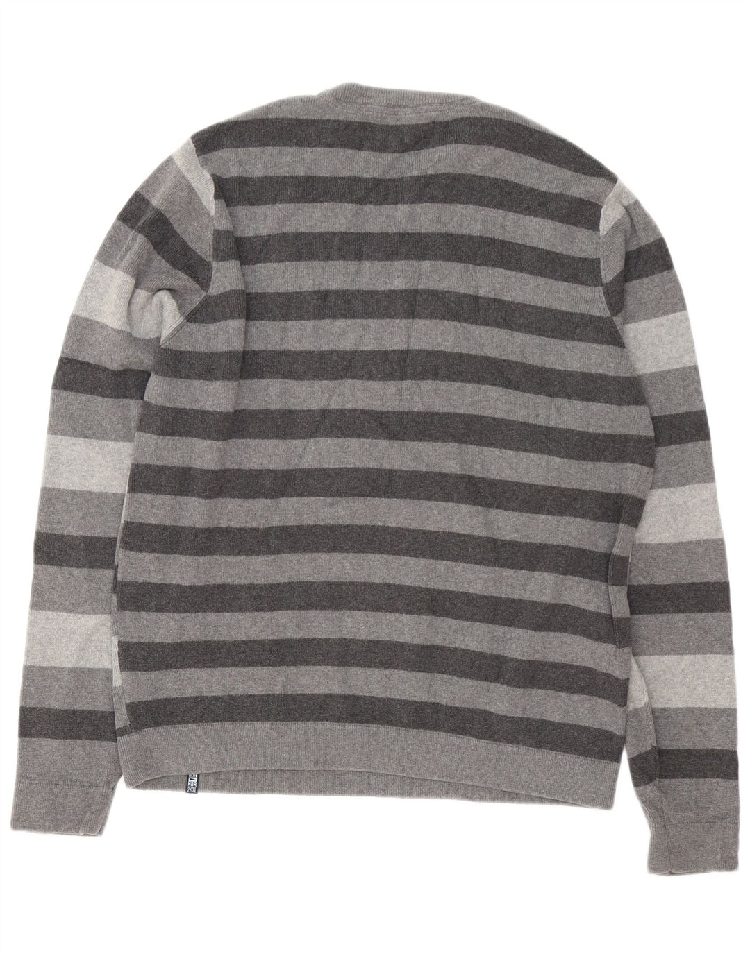 Suéter masculino Marks & Spencer Blue Harbor com gola redonda grande cinza