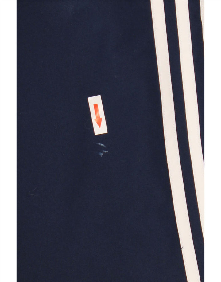 Calças de treino Adidas meninos 9-10 anos azul marinho poliéster