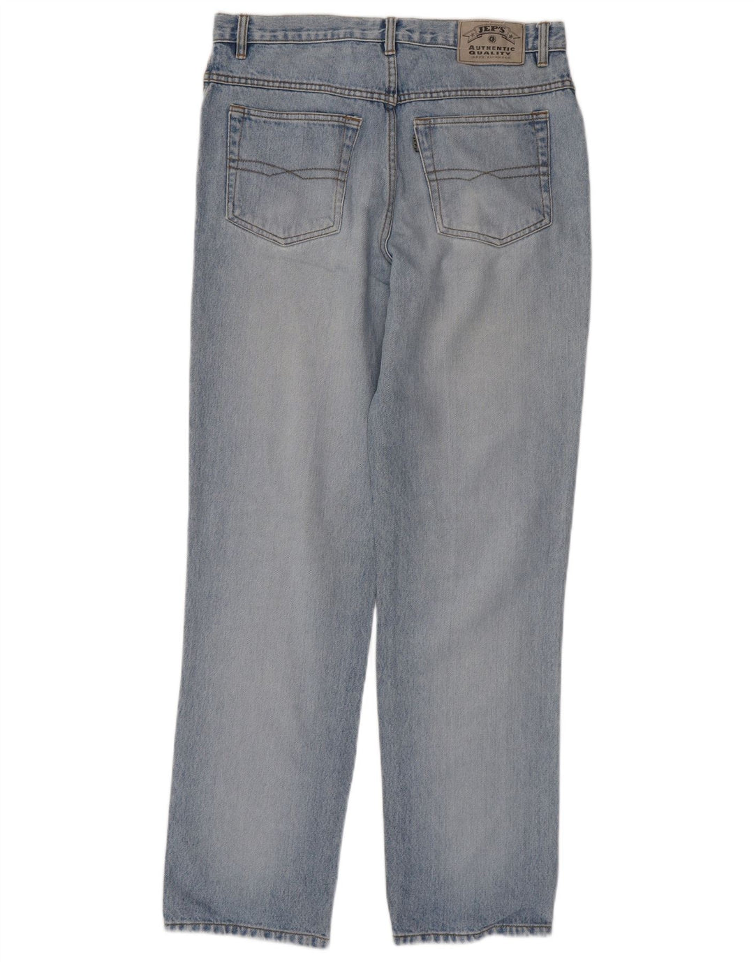 JEP'S Mens Straight Jeans W33 L32 Blue Cotton
