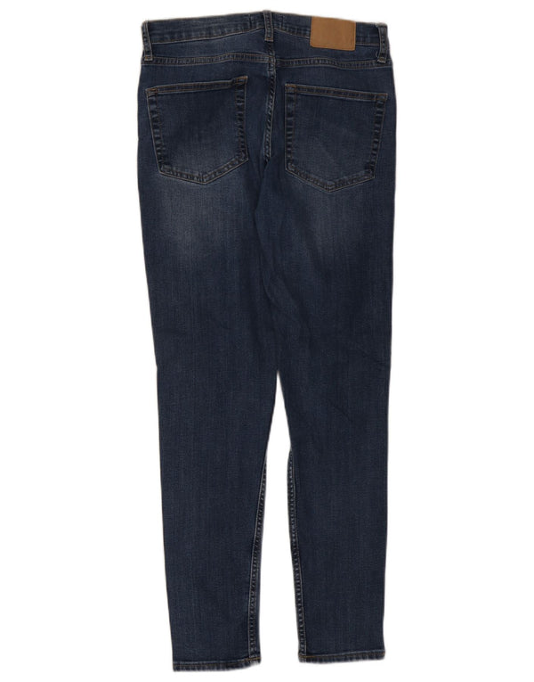 Jeans skinny feminino French Connection UK 12 médio W30 L28 algodão azul