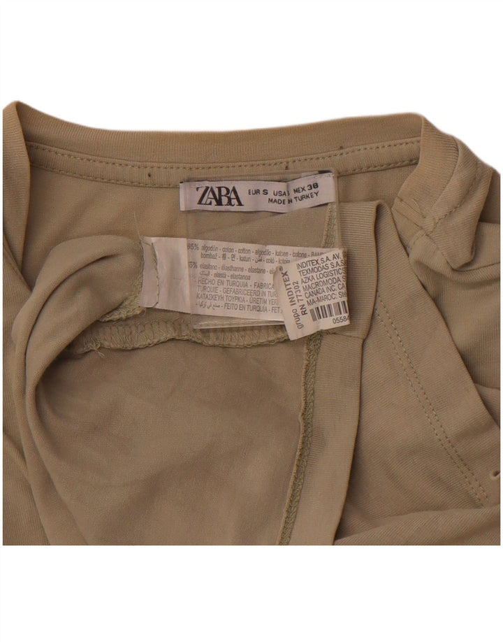 ZARA Mens T-Shirt Small Grey Cotton