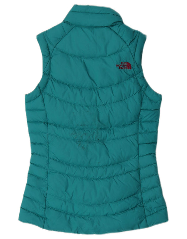 Colete acolchoado feminino The North Face UK 6 XS verde nylon