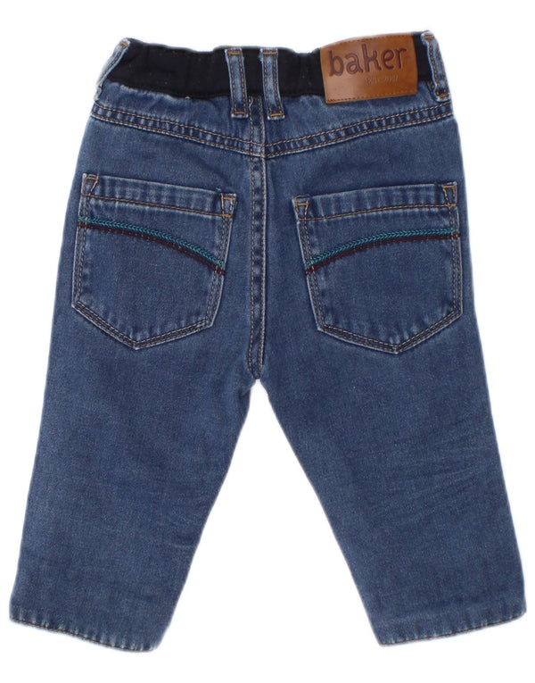 Jeans retos para meninos Ted Baker 6-9 meses W18 L8 azul colorblock