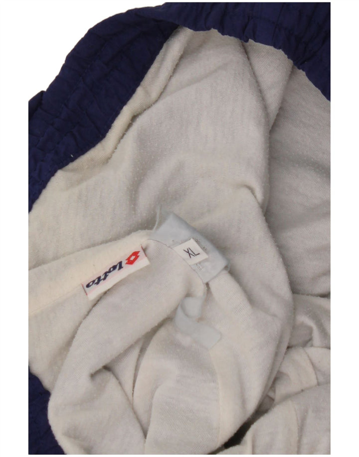 LOTTO Mens Tracksuit Trousers XL  Navy Blue Nylon