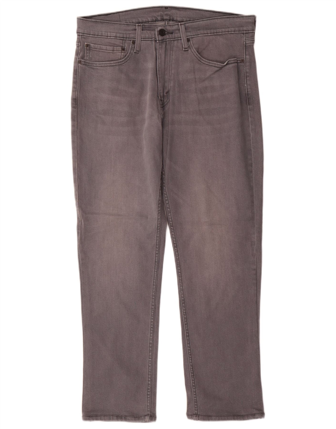 Levi's Mens Slim Jeans W34 L30 Cinza Algodão