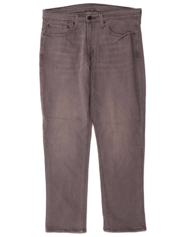Levi's Mens Slim Jeans W34 L30 Cinza Algodão