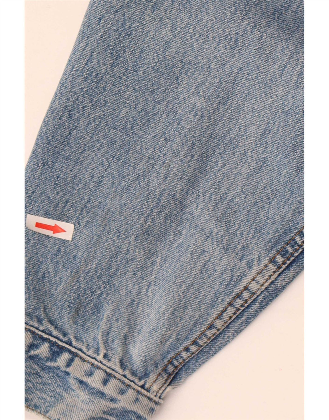 Jaqueta jeans masculina Levi's UK 42 XL azul algodão