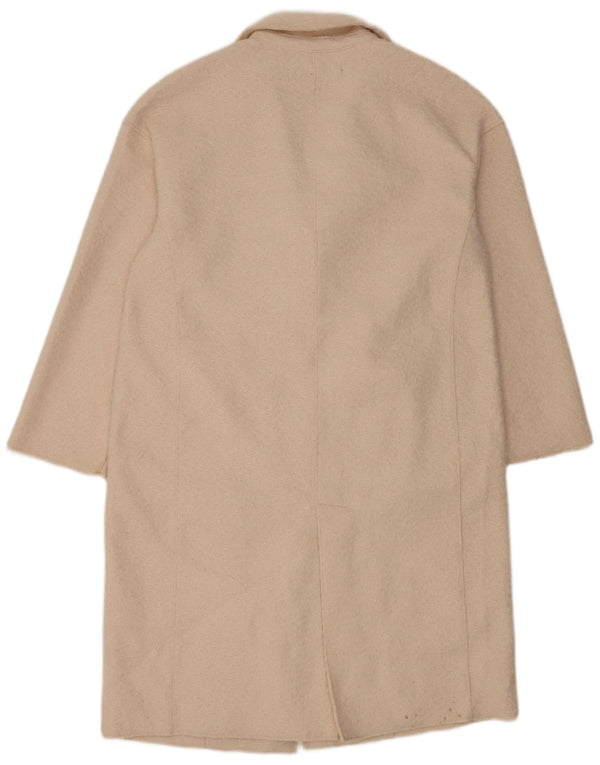 Sobretudo feminino Zara Oversized UK 10 pequeno bege